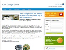 Tablet Screenshot of lakewoodgaragedoors.org